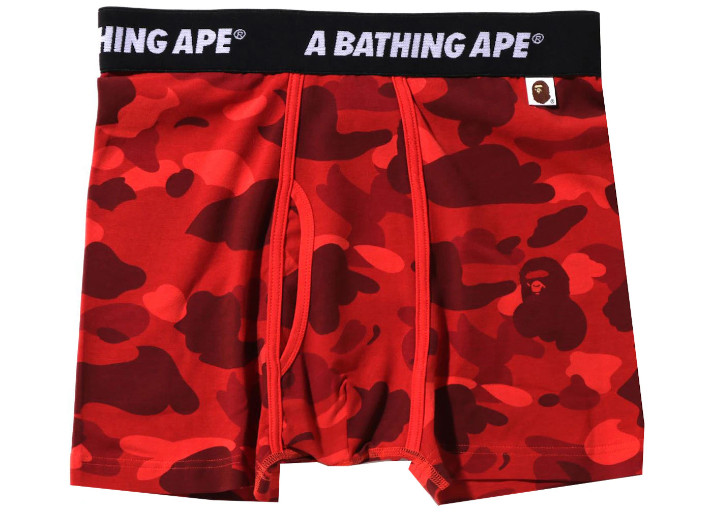 BAPE Color Camo Trunks Red