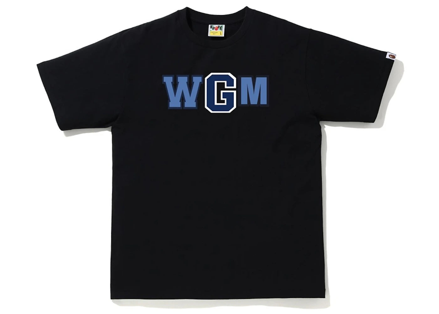 BAPE Color Camo WGM Milo Shark Tee Black/Blue