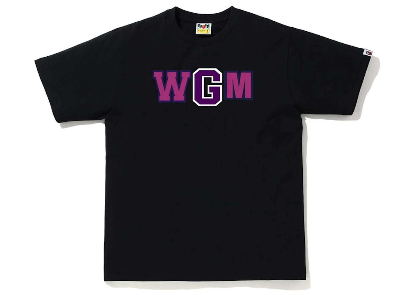 BAPE Color Camo WGM Milo Shark Tee Black/Purple