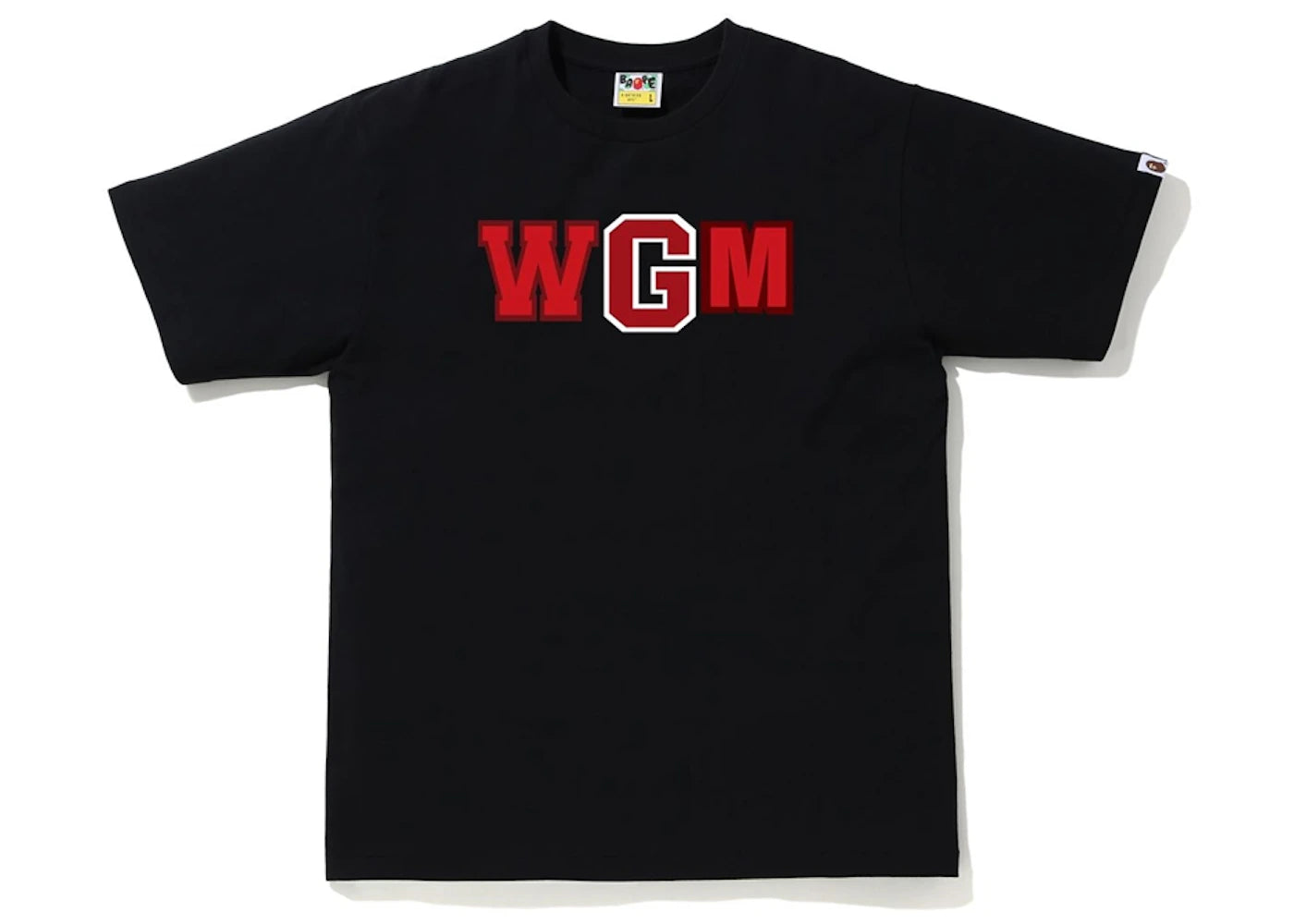 BAPE Color Camo WGM Milo Shark Tee Black/Red