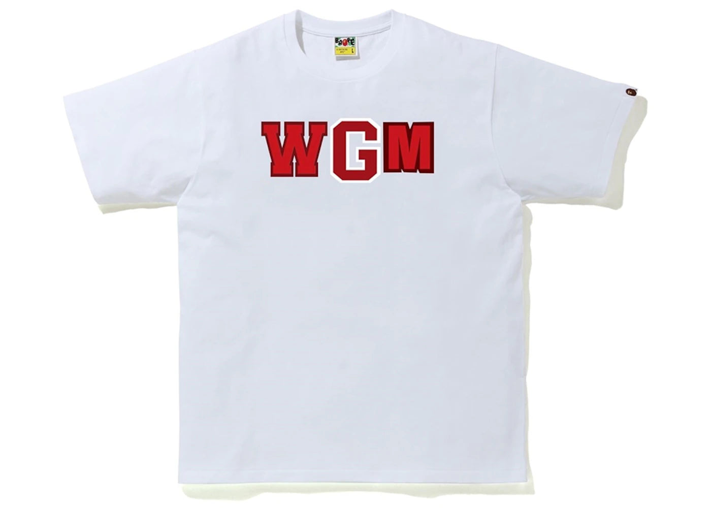 BAPE Color Camo WGM Milo Shark Tee White/Red