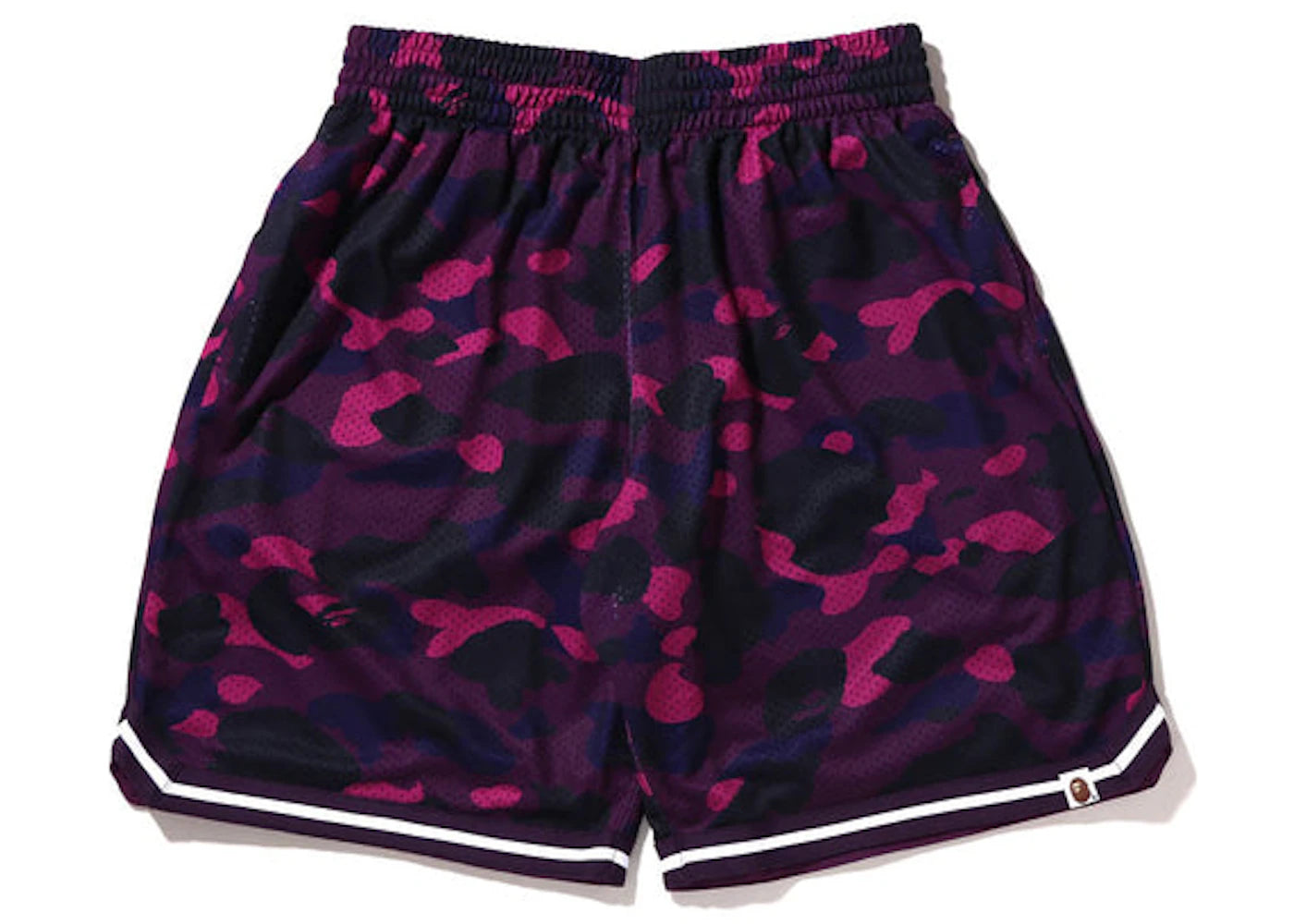 BAPE Color Camo Wide Fit Basketball Shorts Purple