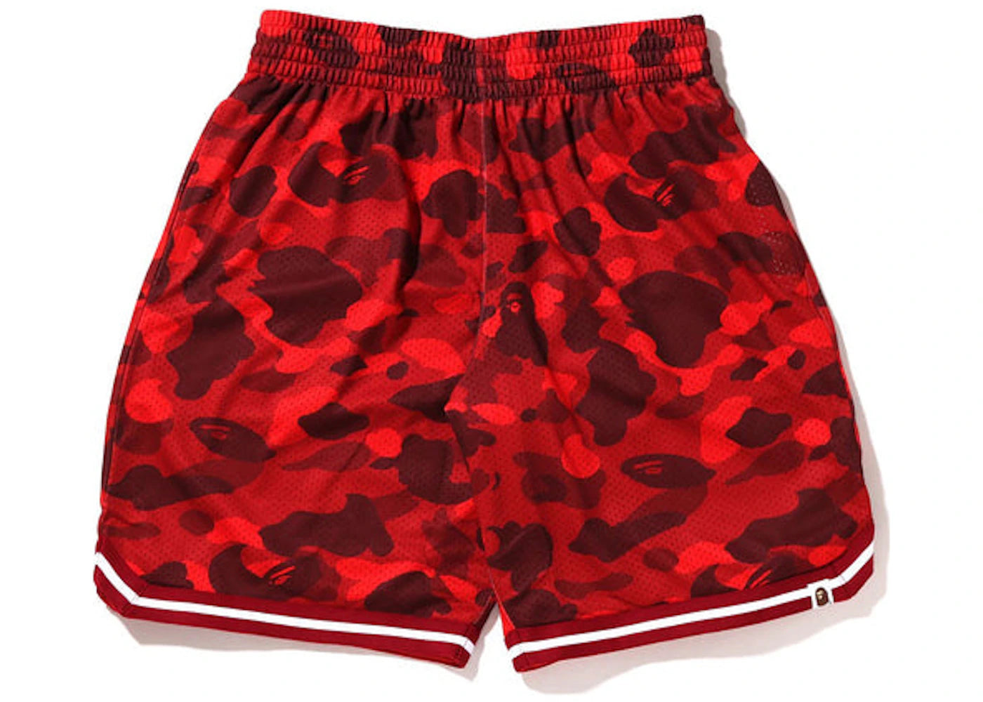 BAPE Color Camo Wide Fit Basketball Shorts Red