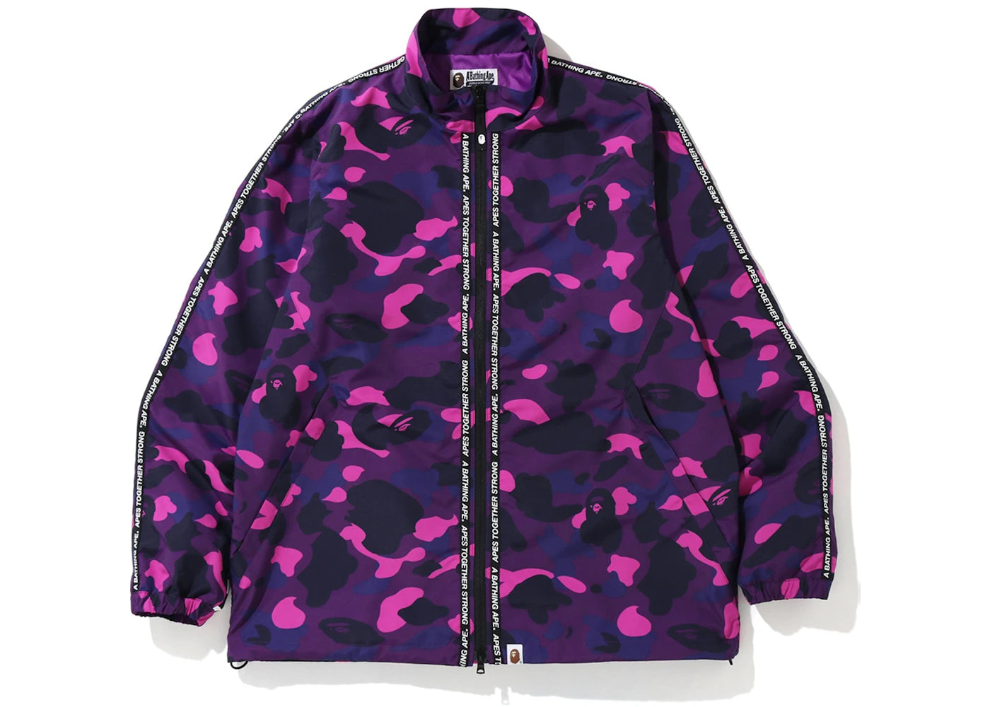 BAPE Color Camo Zip Jacket Purple