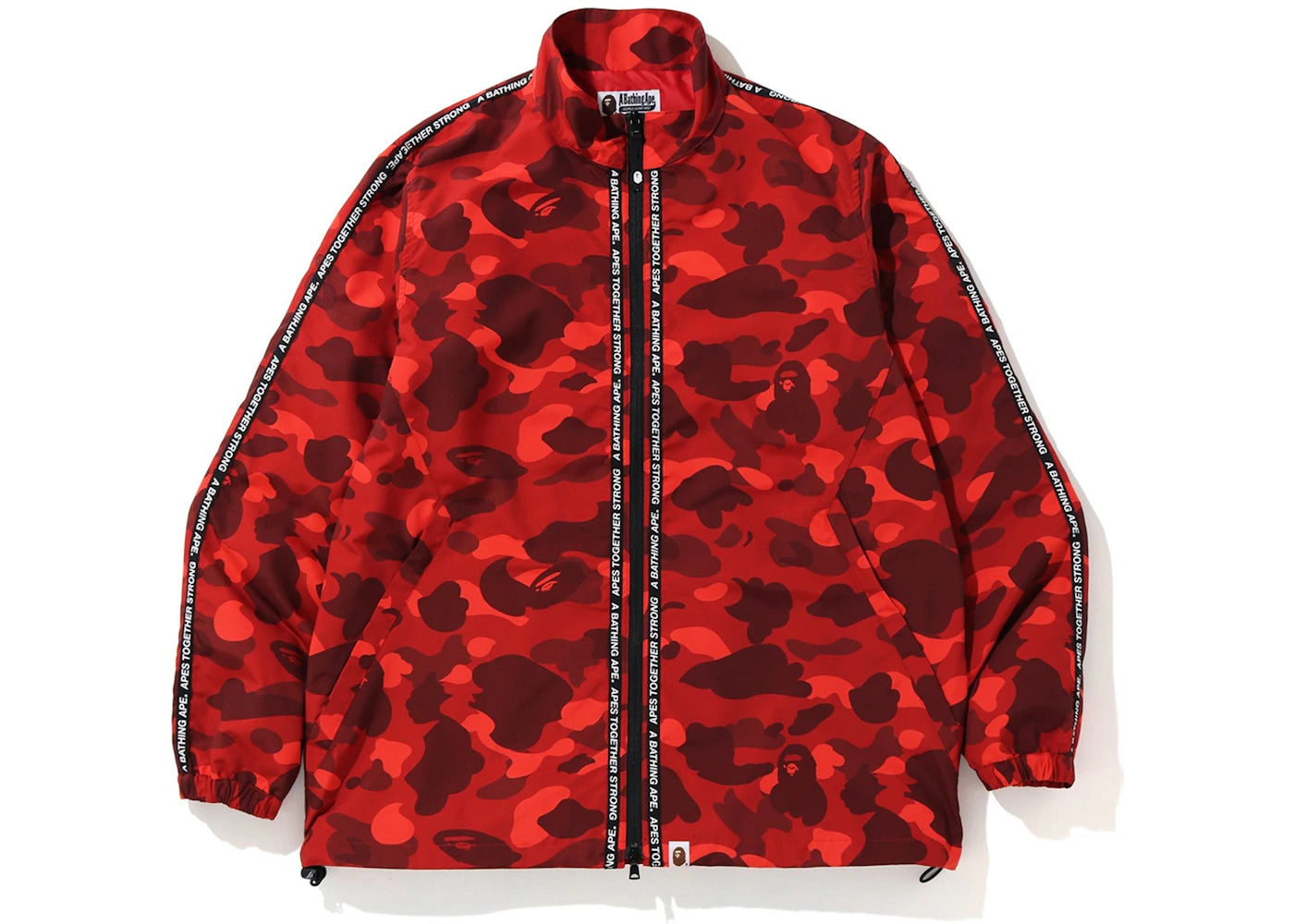 BAPE Color Camo Zip Jacket Red