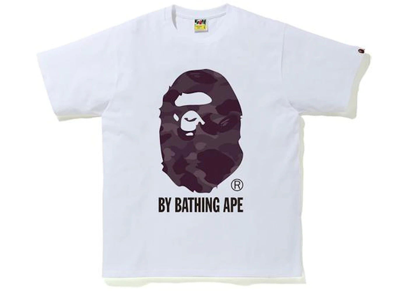 BAPE Color Camo by Bathing Ape Tee White/Burgundy