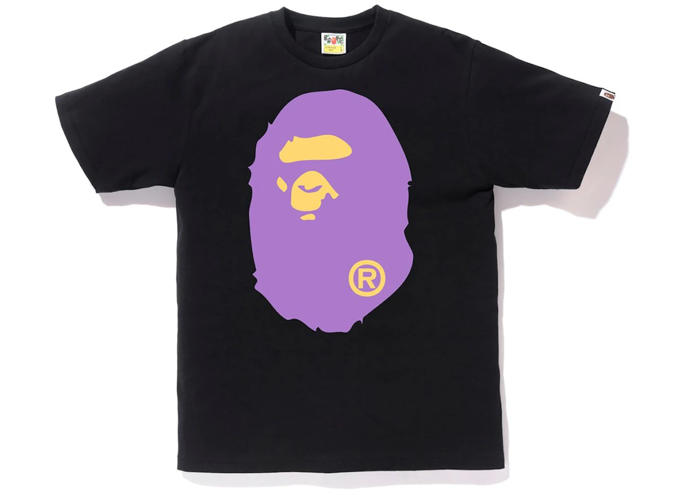 BAPE Colors Big Ape Head Tee (SS19) Black