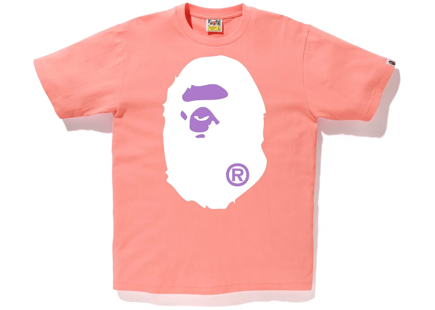 BAPE Colors Big Ape Head Tee (SS19) Pink