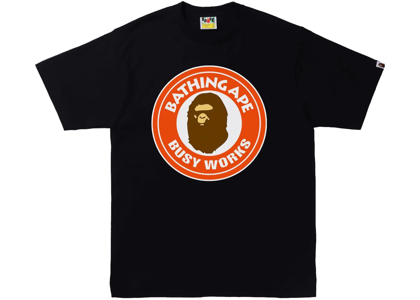 BAPE Colors Busy Works Tee Black
