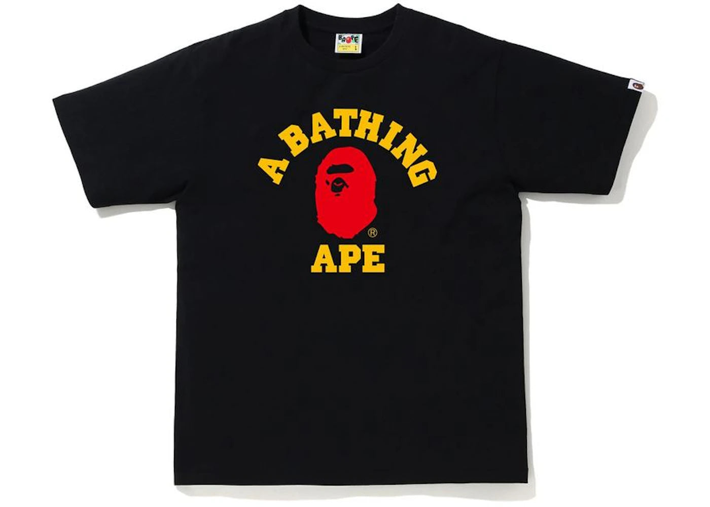 BAPE Colors College T-shirt Black/Red