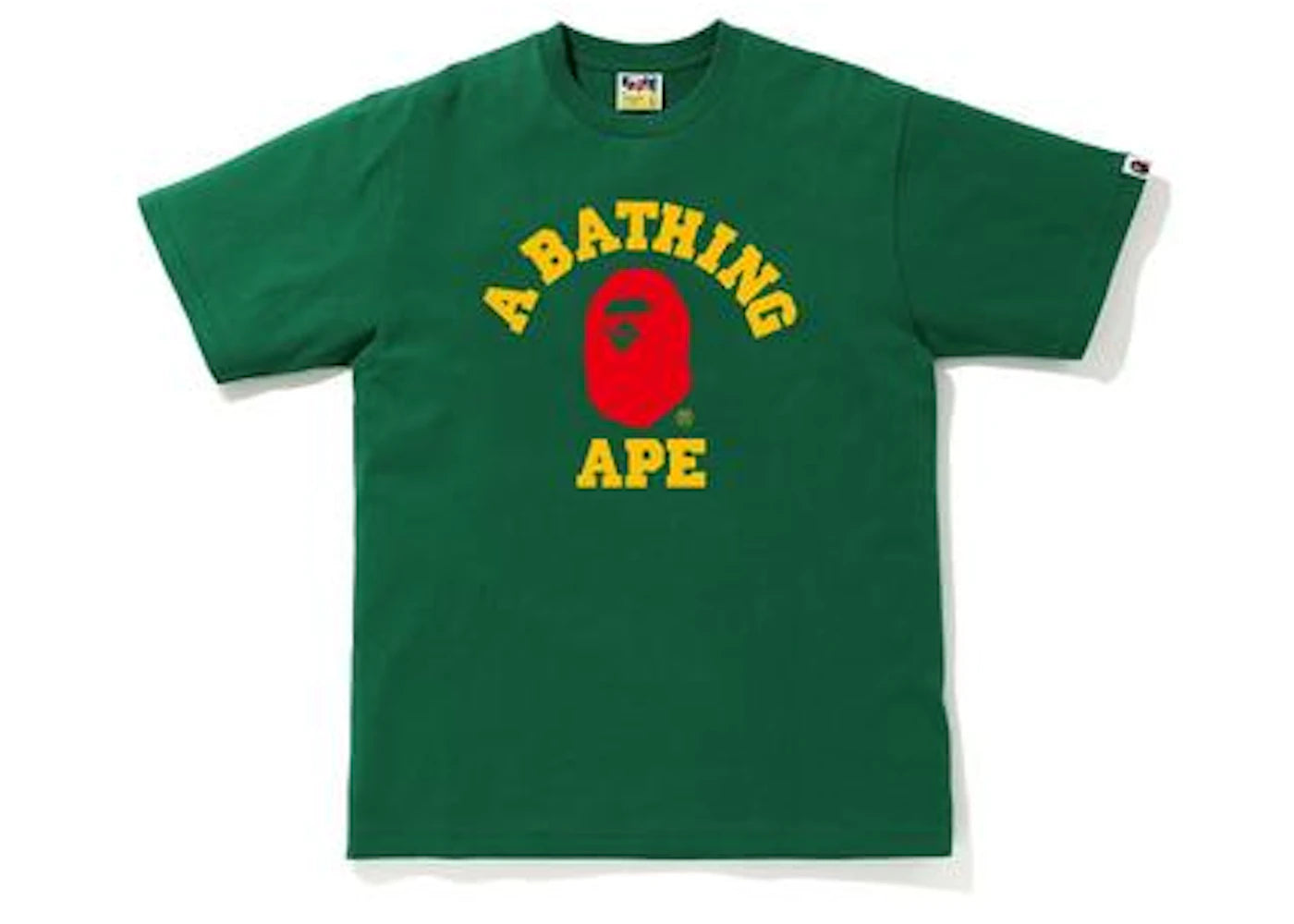 BAPE Colors College T-shirt Green/Red