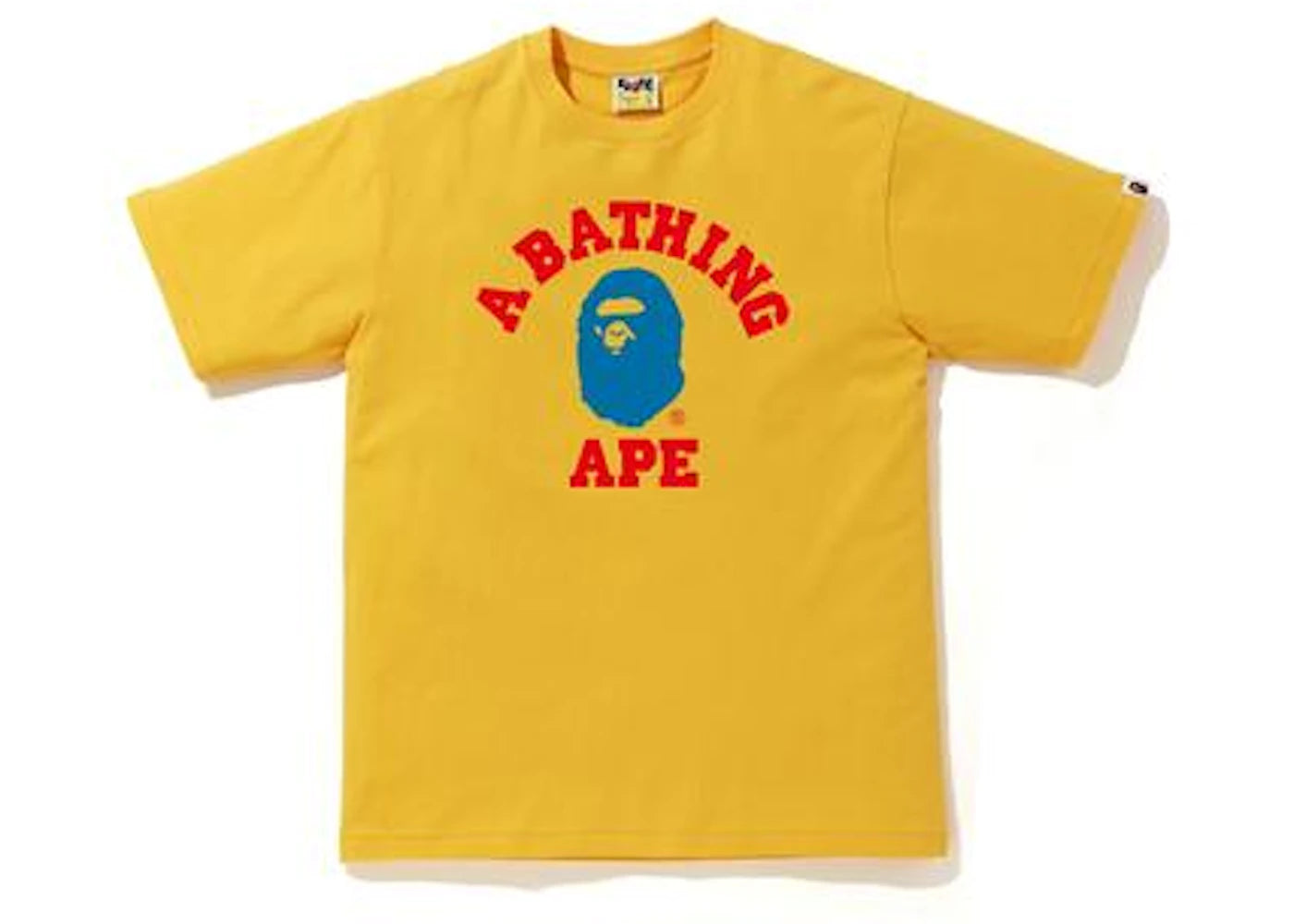 BAPE Colors College T-shirt Yellow/Blue