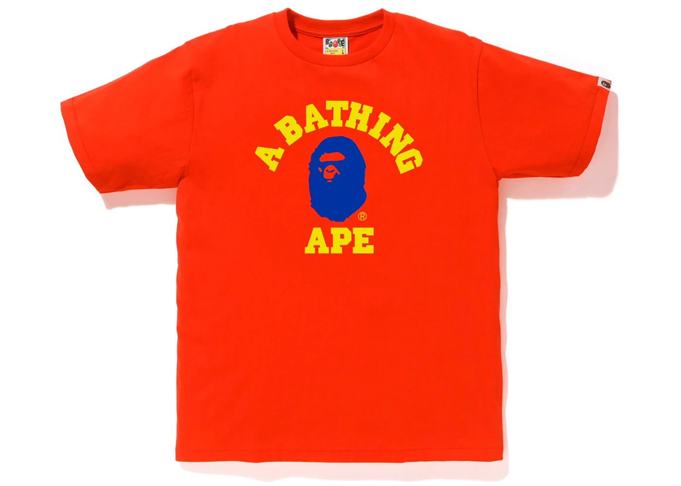 BAPE Colors College Tee (FW19) Red