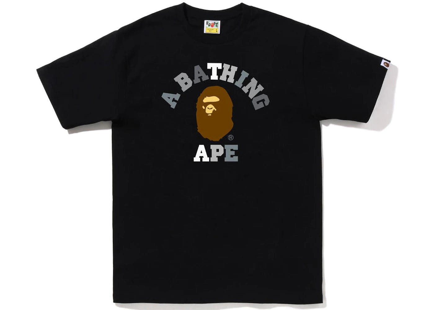 BAPE Colors College Tee (SS23) Black Grey