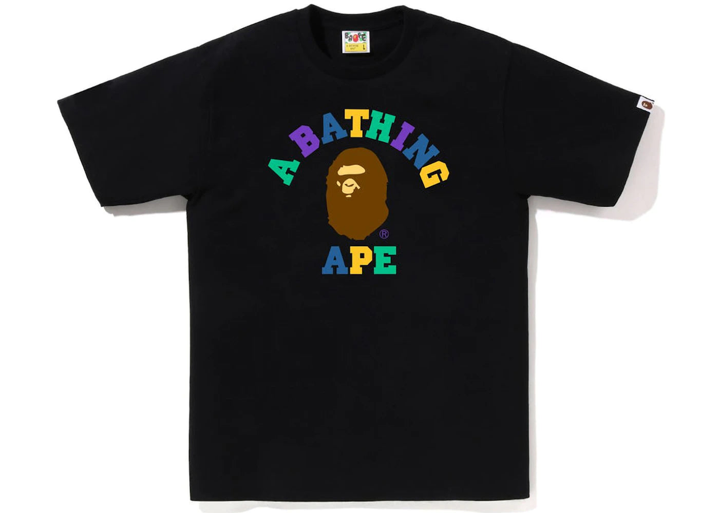 BAPE Colors College Tee (SS23) Black