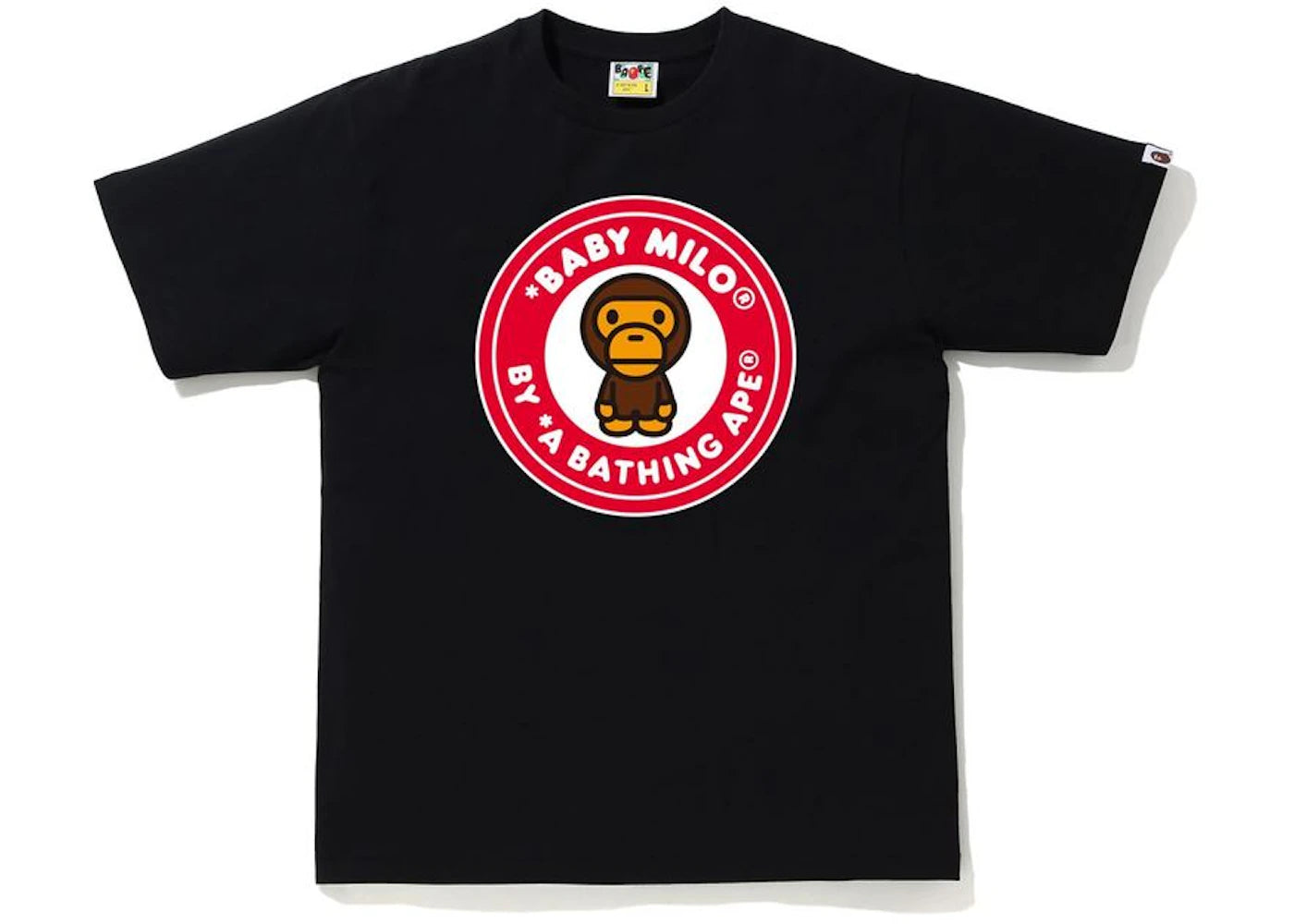 BAPE Colors Milo Busy Work Tee Black/Red