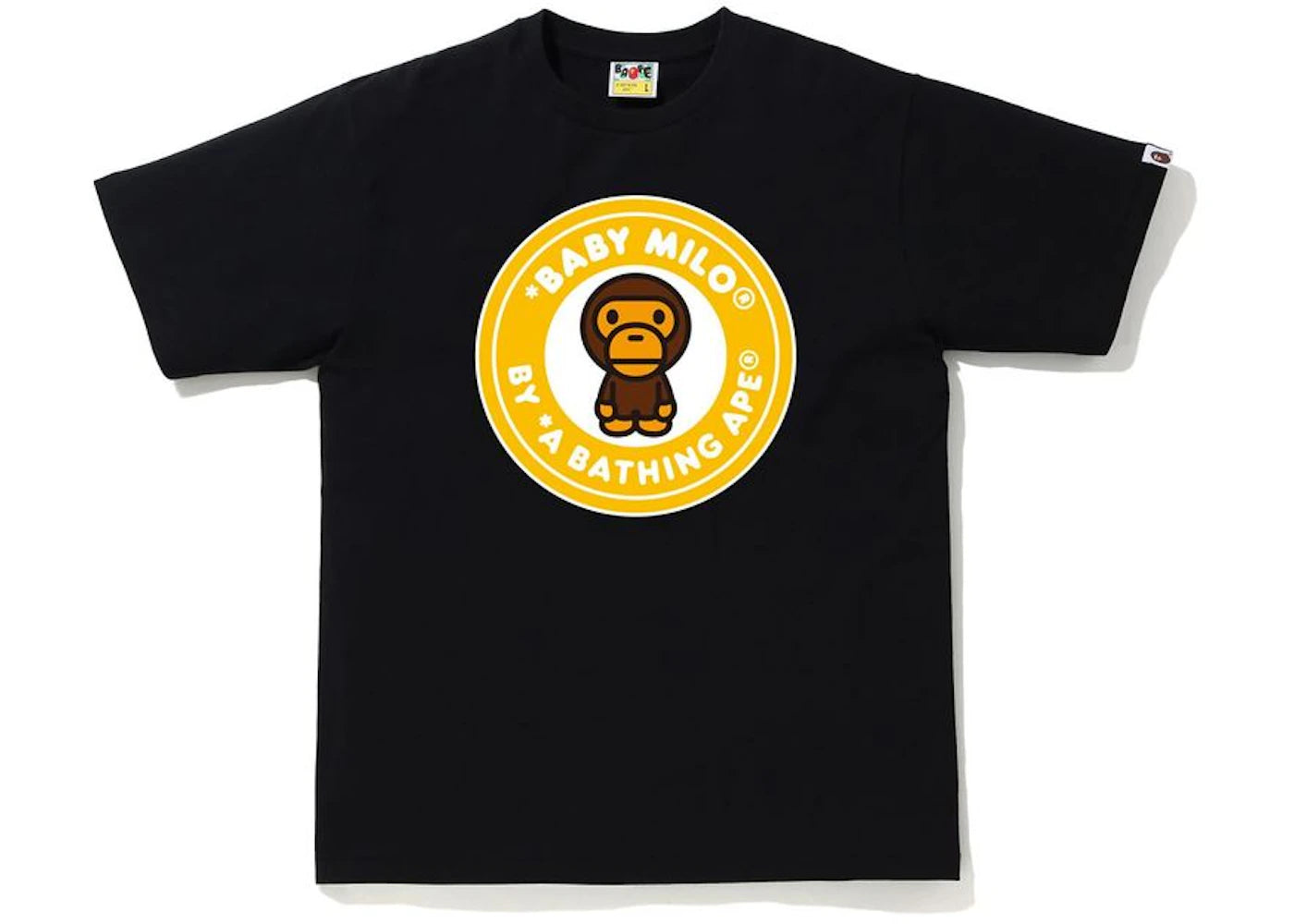 BAPE Colors Milo Busy Work Tee Black/Yellow