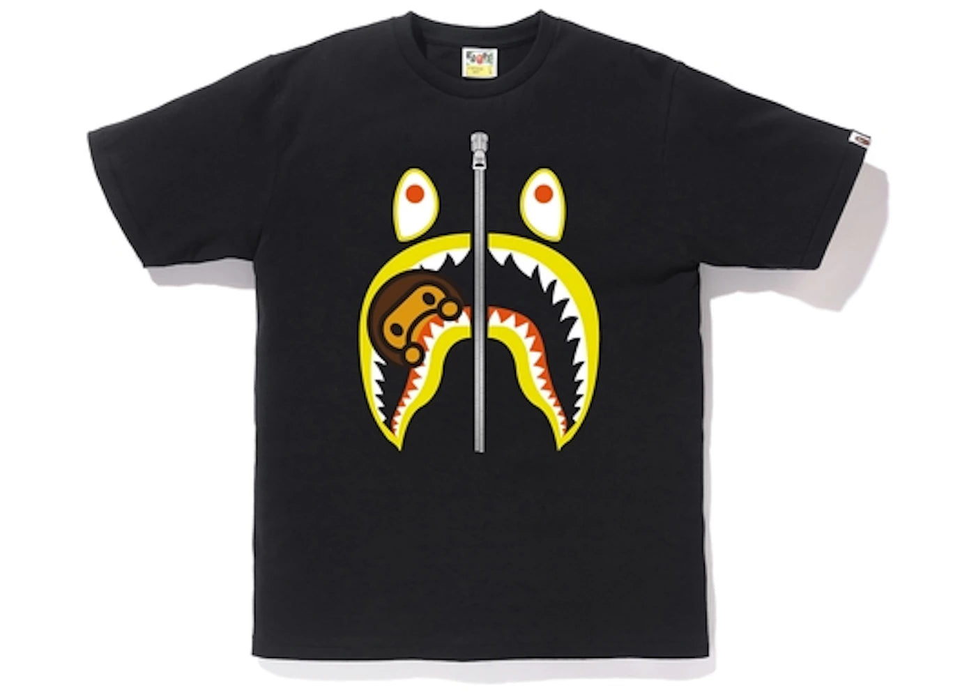 BAPE Colors Milo Shark Tee Black