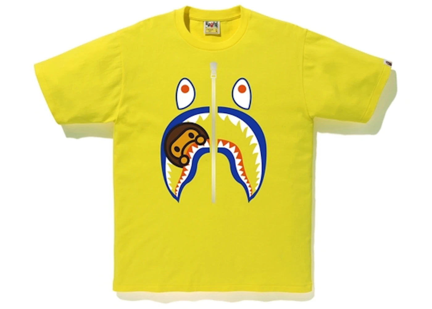 BAPE Colors Milo Shark Tee Yellow