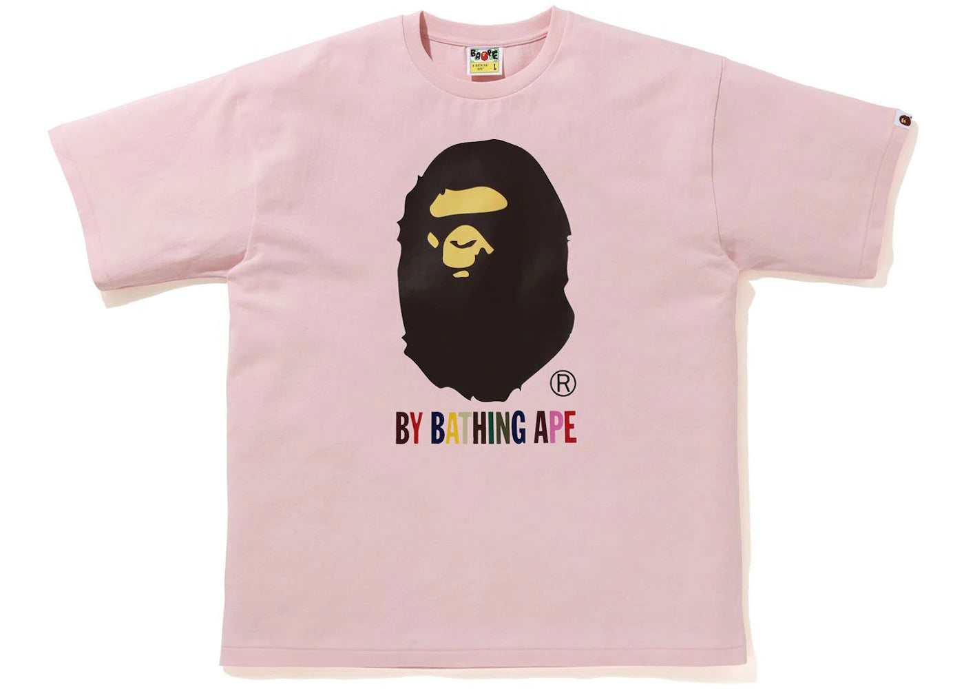 BAPE Colors Relaxed Fit Tee Pink