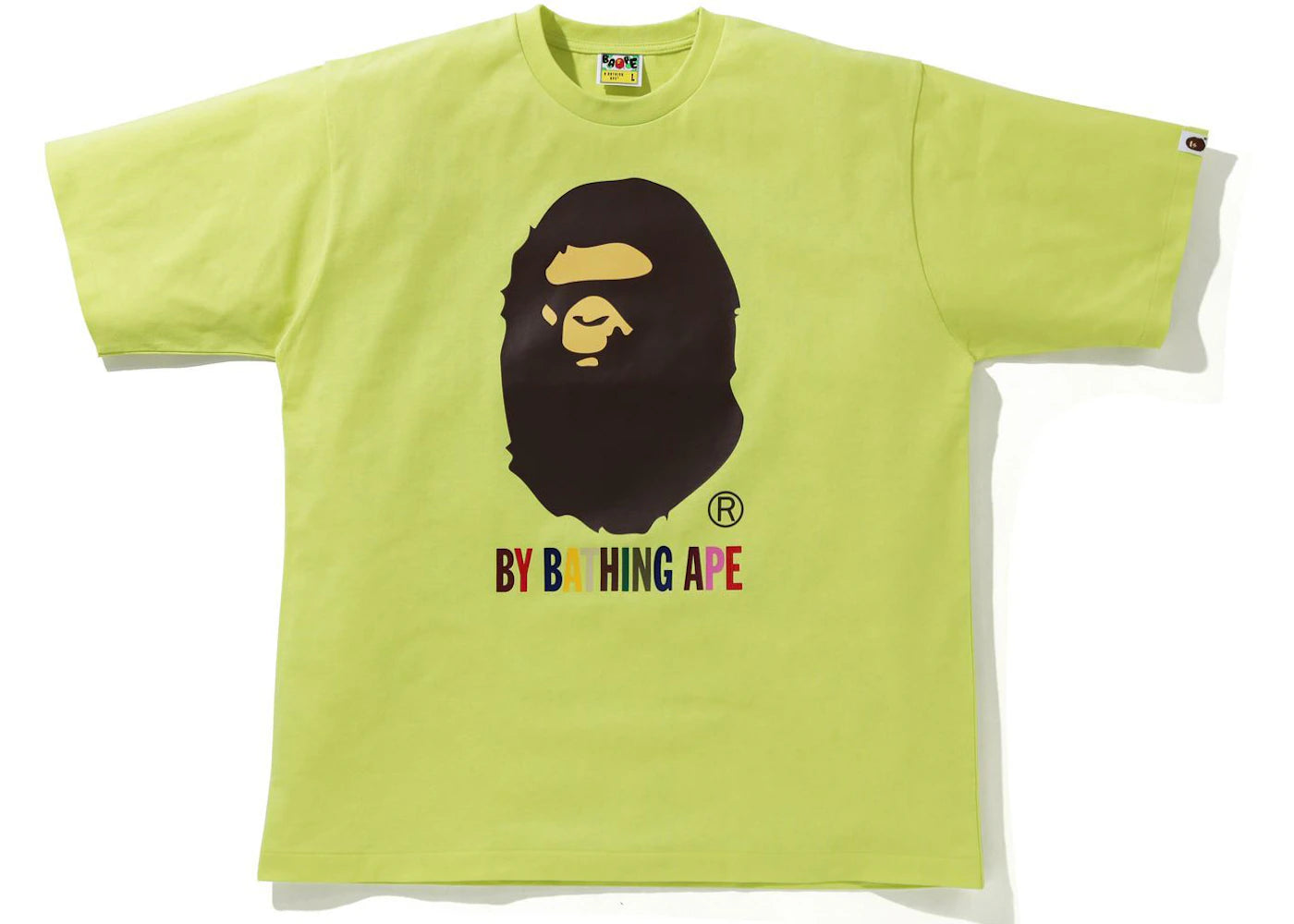 BAPE Colors Relaxed Fit Tee Yellow