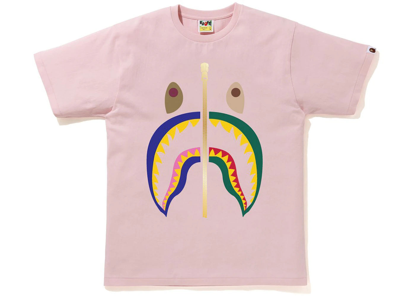 BAPE Colors Shark Tee Pink