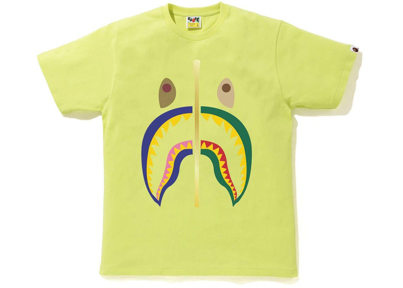 BAPE Colors Shark Tee Yellow