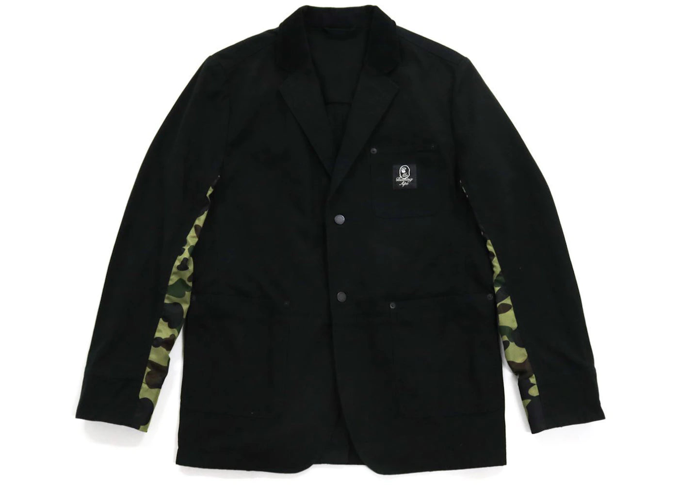 BAPE Cotton Duck Tailored Jacket Black