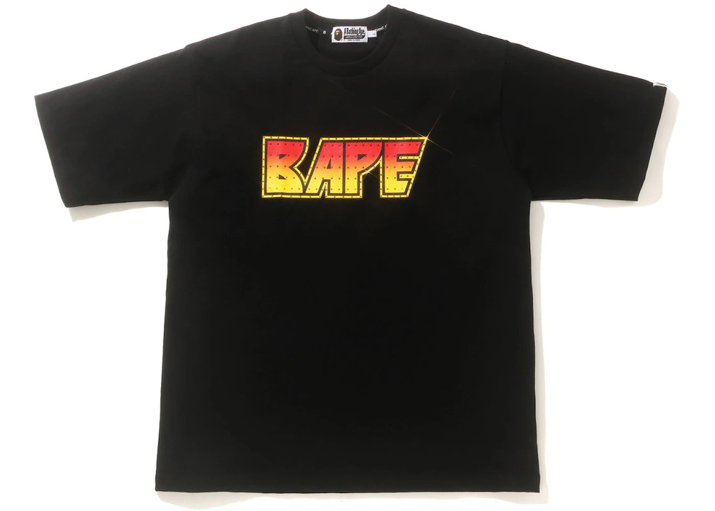 BAPE Crystal Stone Relaxed Tee Black