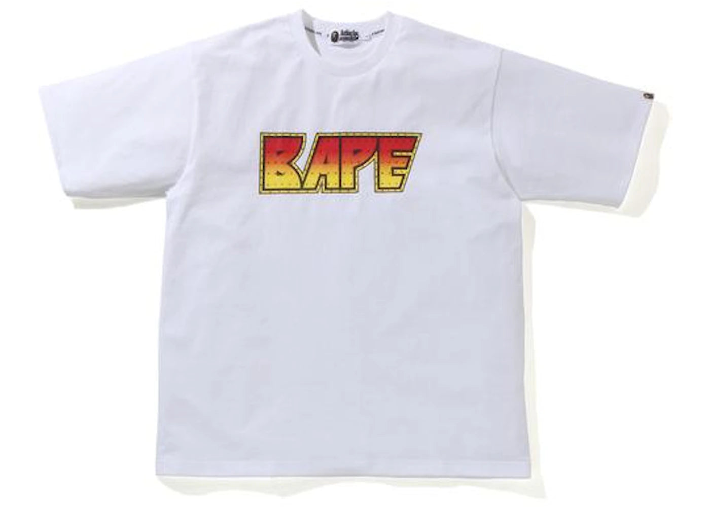 BAPE Crystal Stone Relaxed Tee White