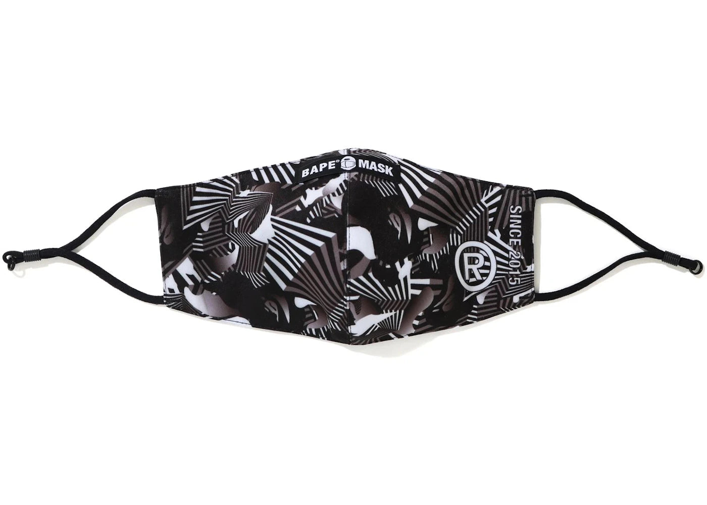 BAPE Dazzle Camo Mask (SS21) Black