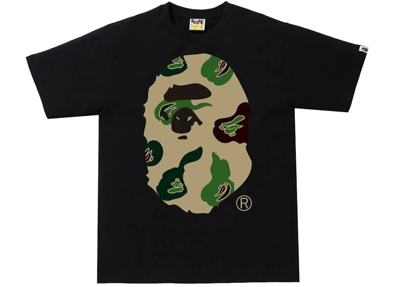 BAPE Def Camo Ape Head Tee Black