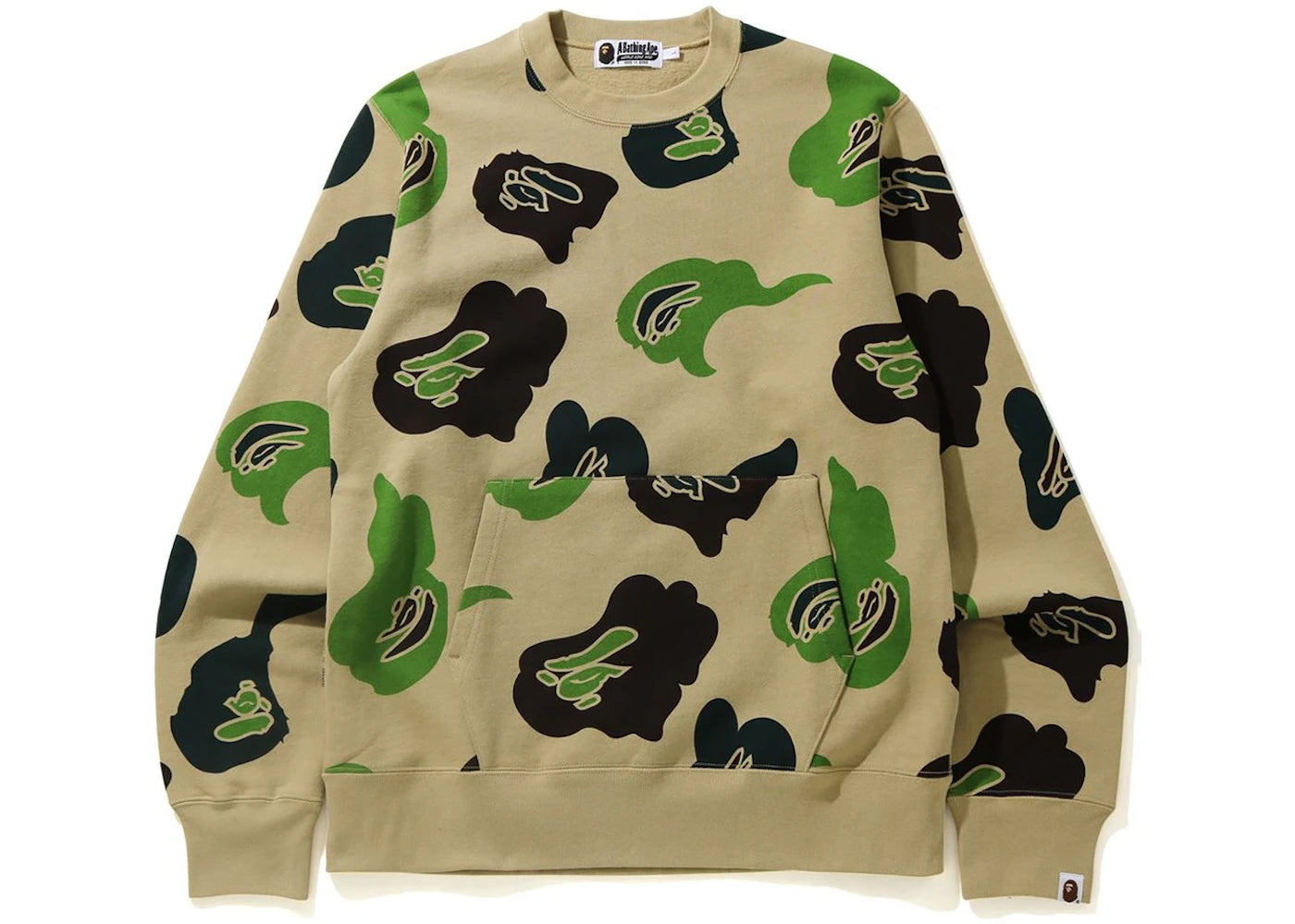 BAPE Def Camo Crewneck Beige