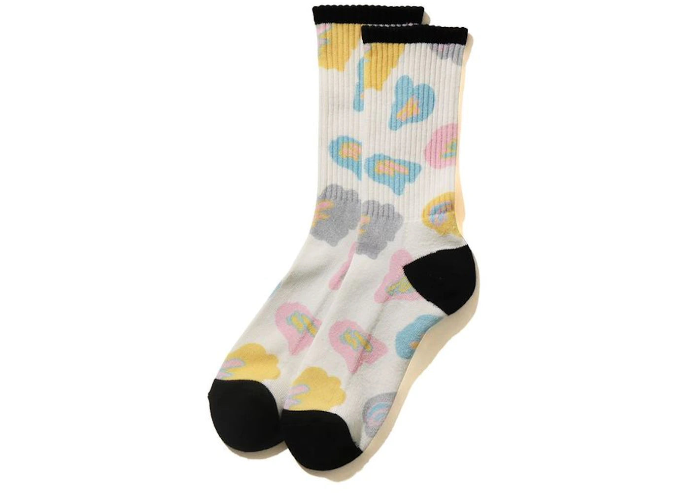 BAPE Def Camo Socks White