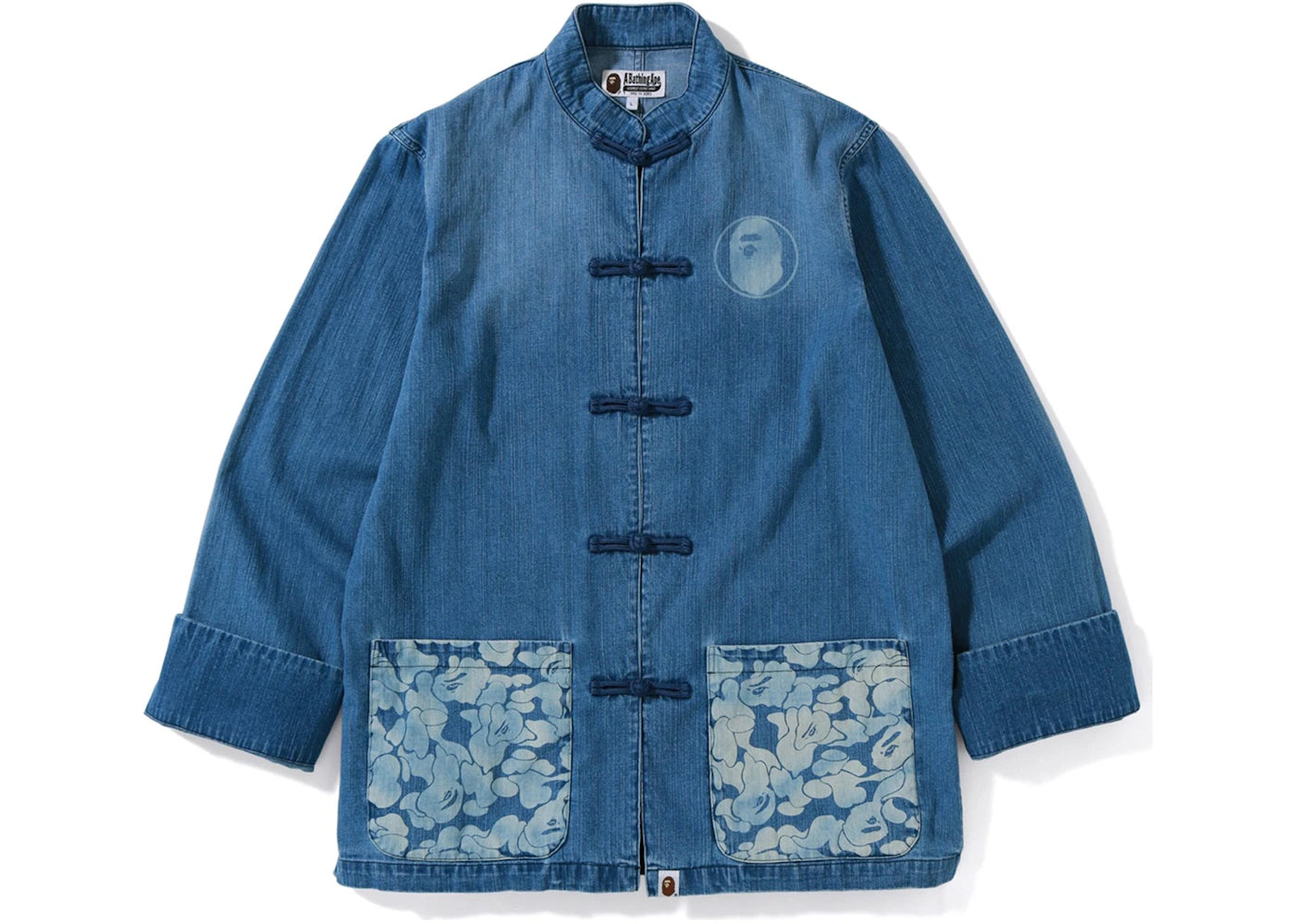 BAPE Denim China Jacket Indigo