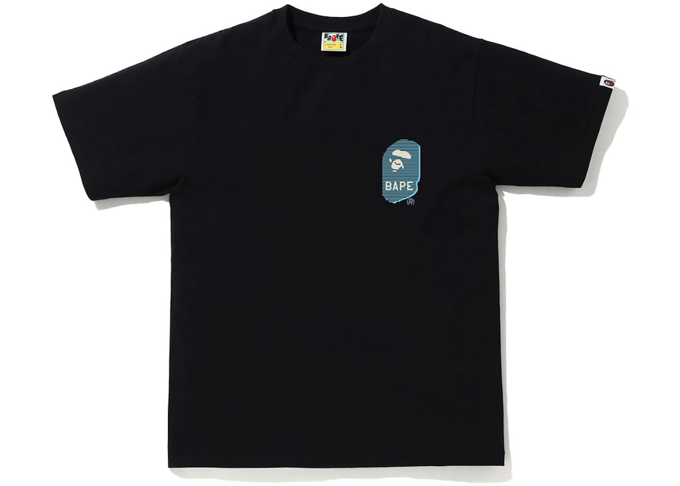 BAPE Desert Camo Ape Head Tee Black