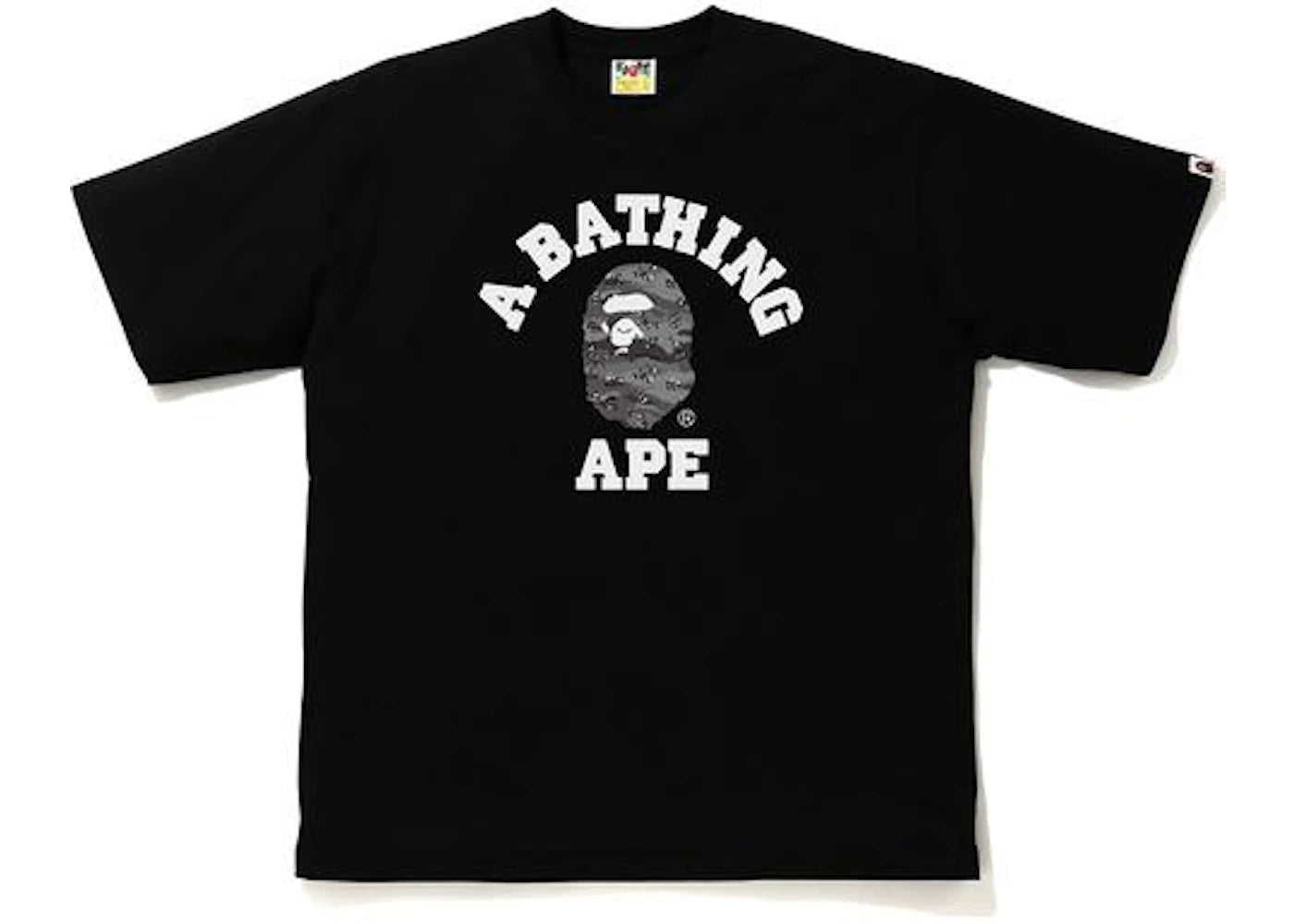 BAPE Desert Camo College Relaxed Tee Black/Black