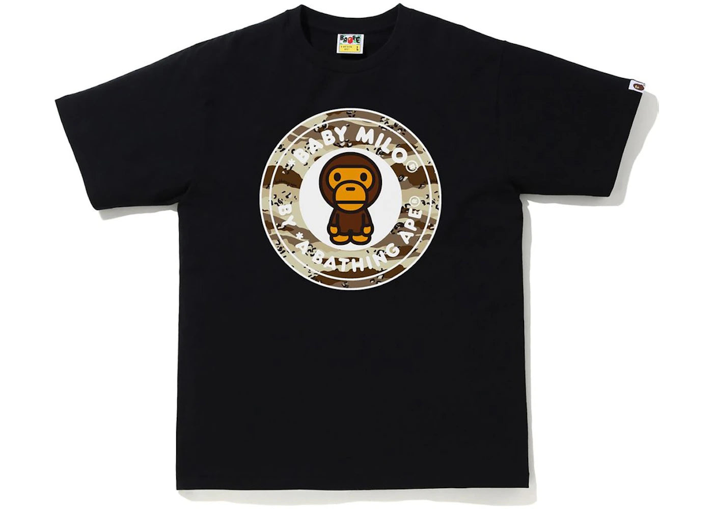 BAPE Desert Camo Milo Busy Works Tee Black/Beige