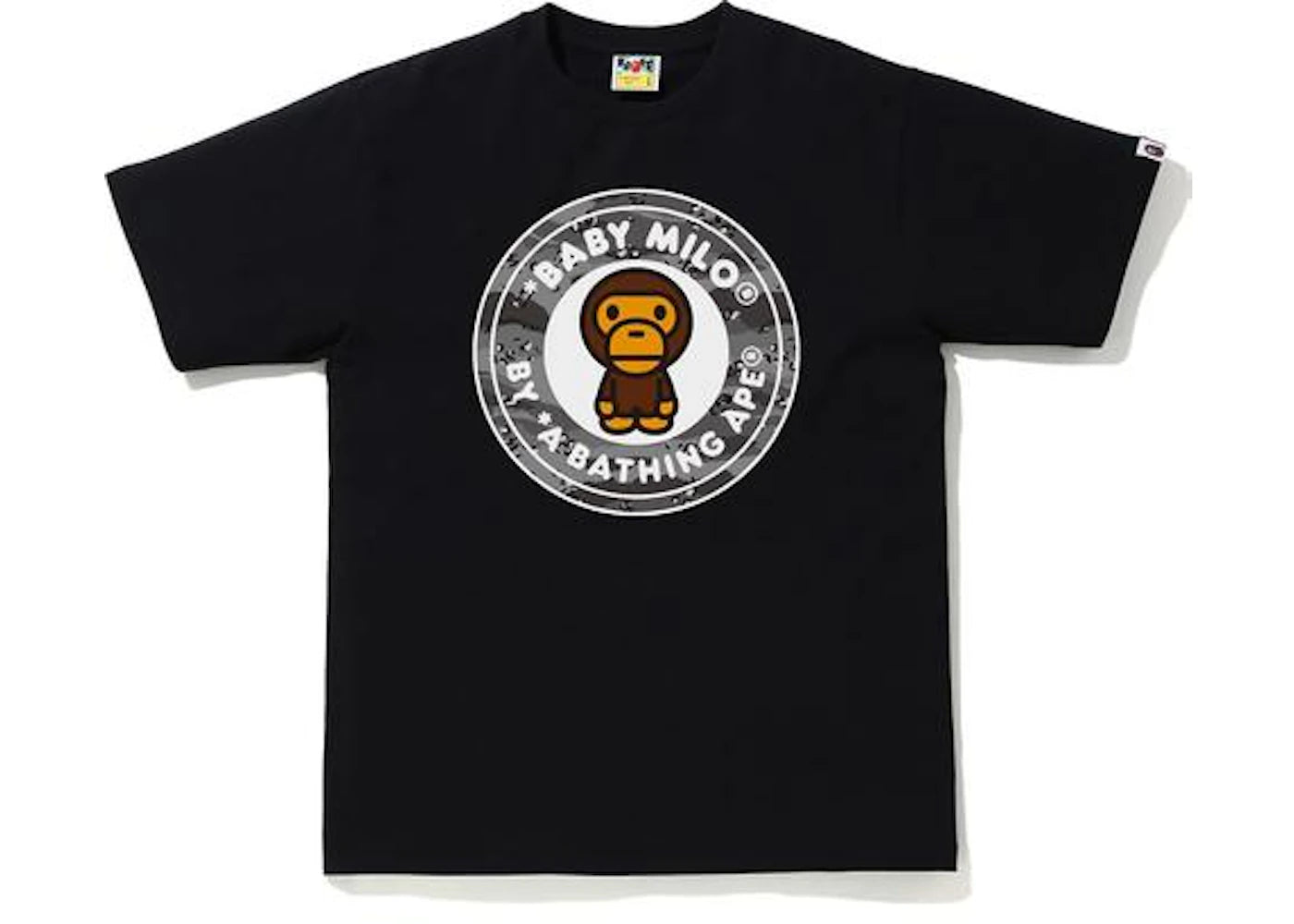 BAPE Desert Camo Milo Busy Works Tee Black/Black