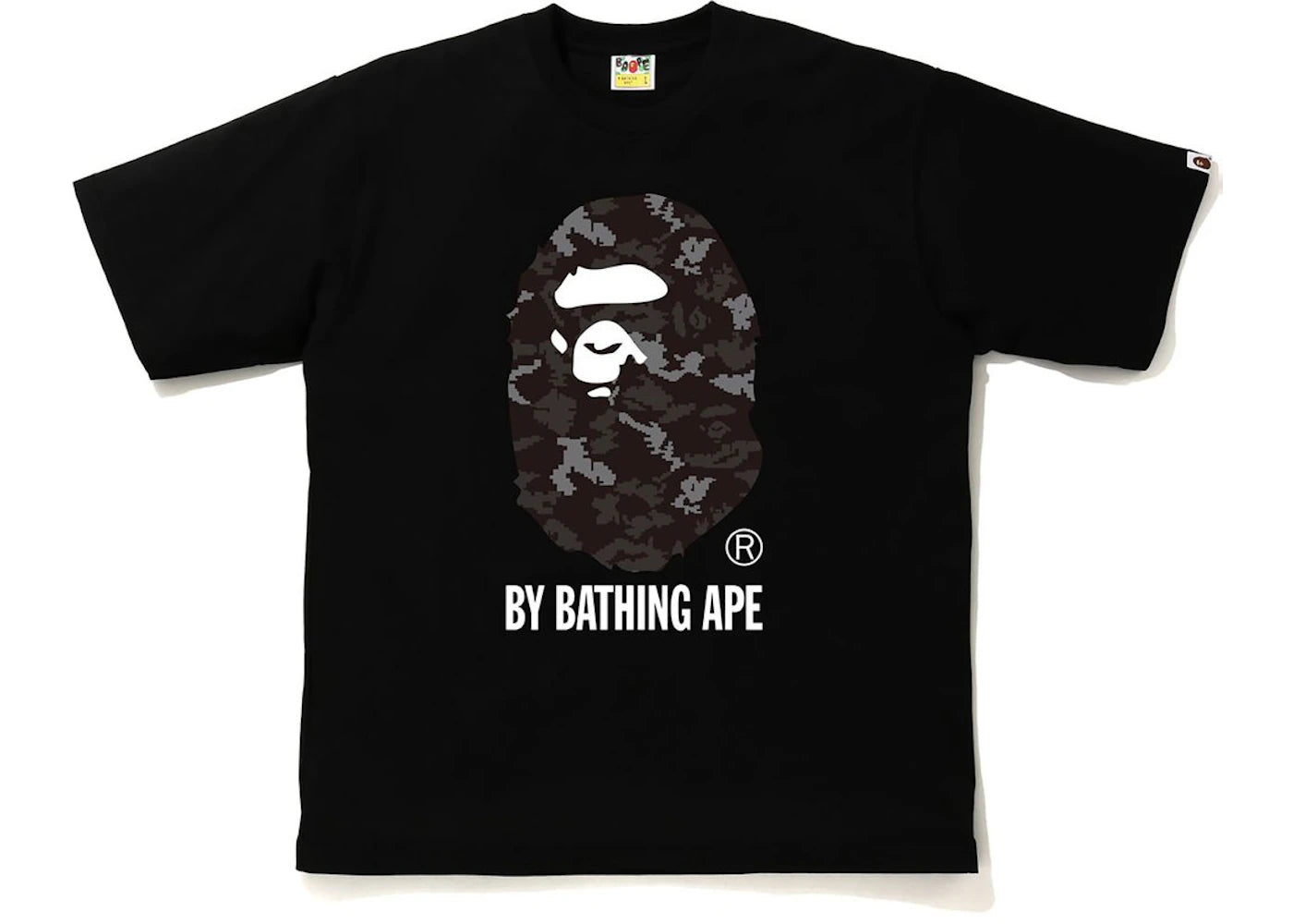 BAPE Digital Camo by Bathing Ape Relaxed Tee Black/Black