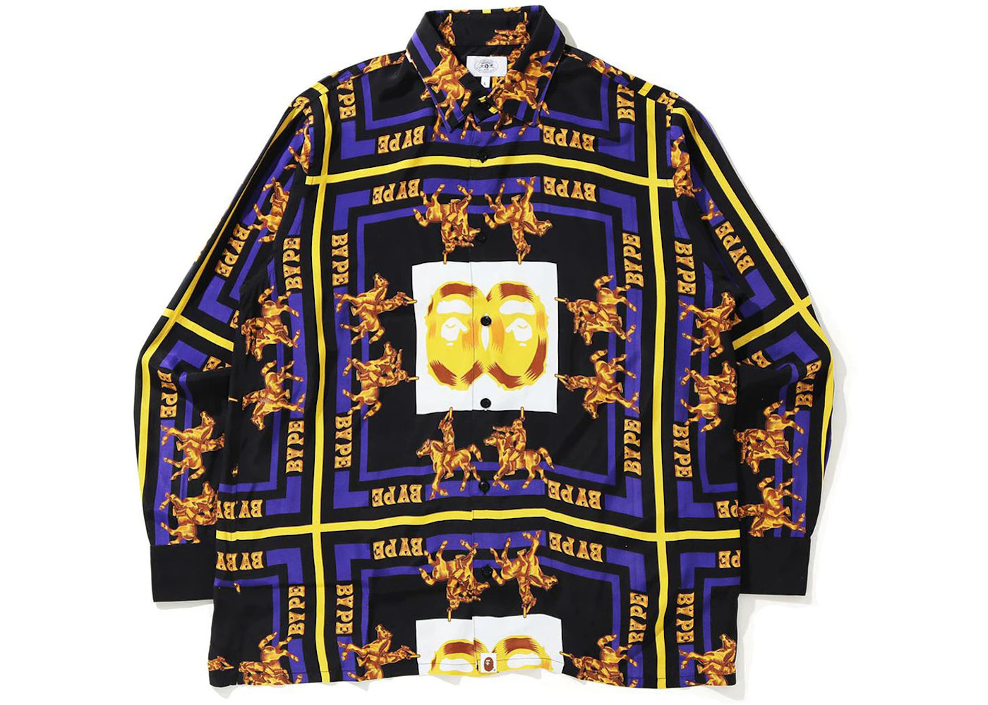 BAPE Double Ape Head Relaxed Shirt Black