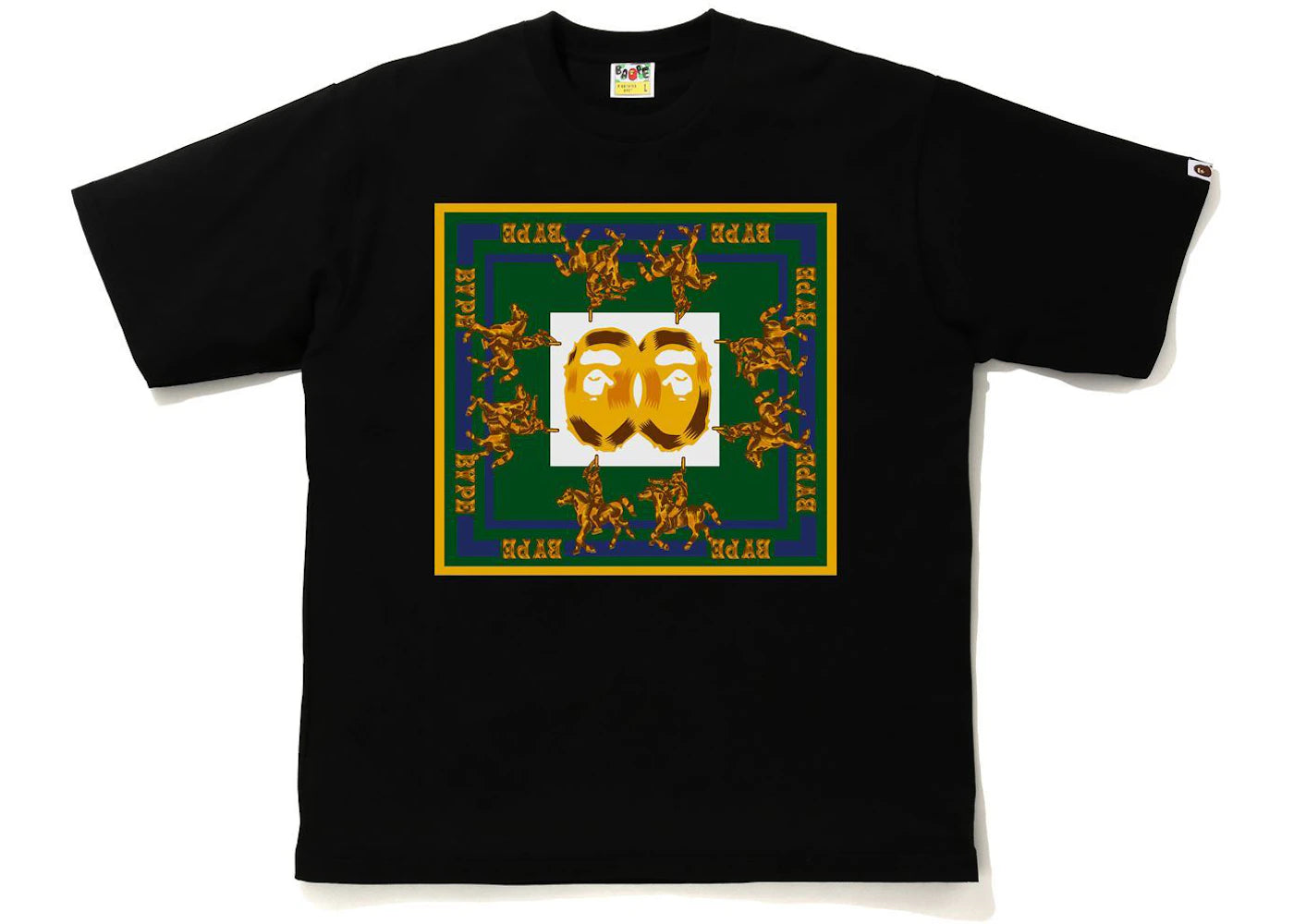 BAPE Double Ape Head Relaxed T-shirt Black