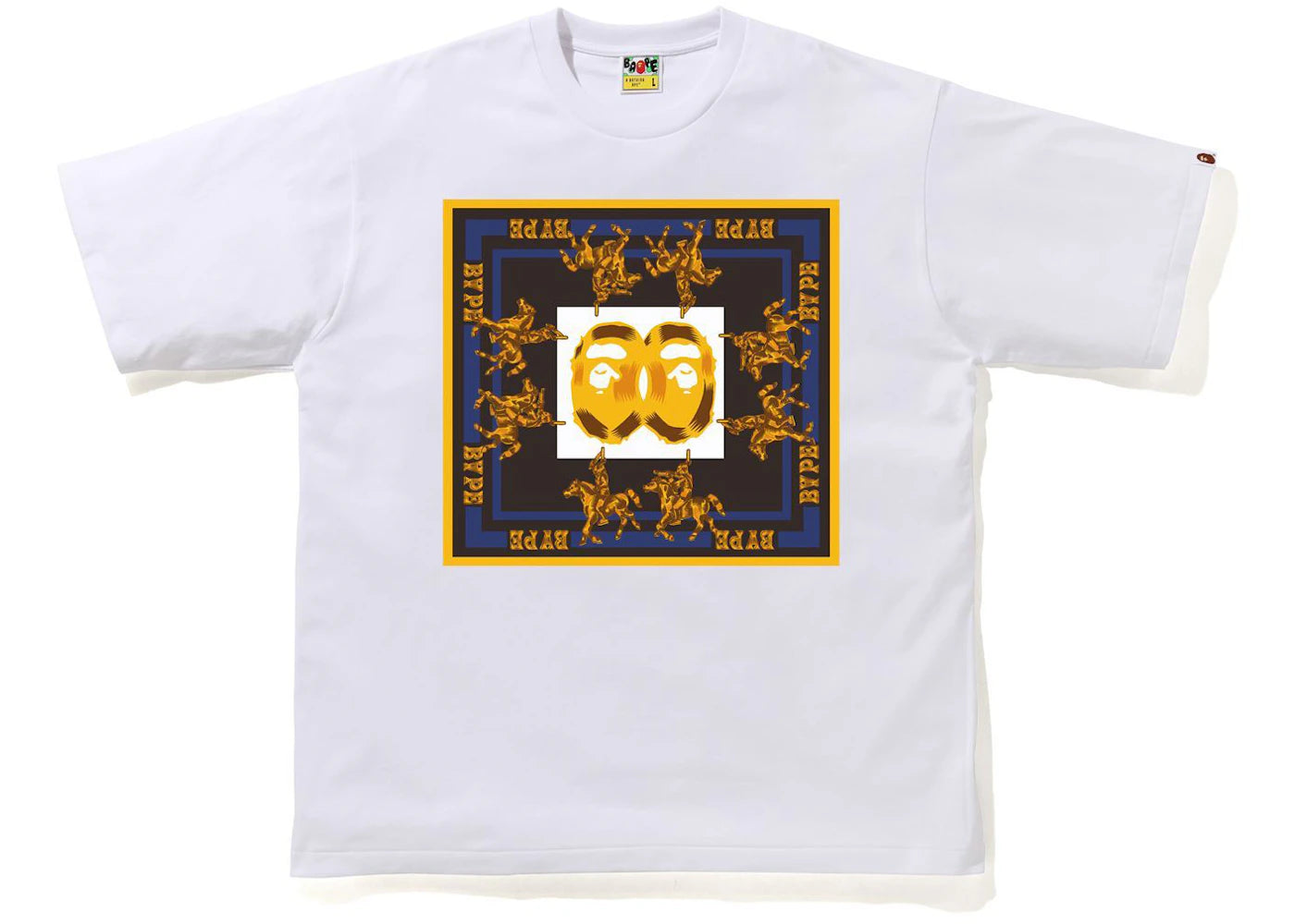 BAPE Double Ape Head Relaxed T-shirt White