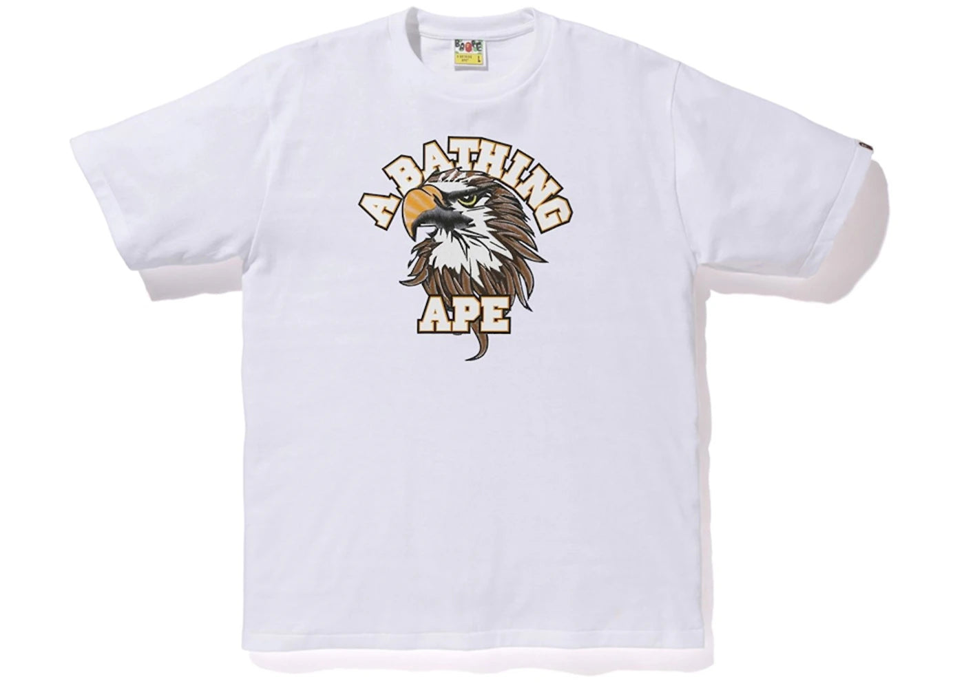 BAPE Eagle College Tee White