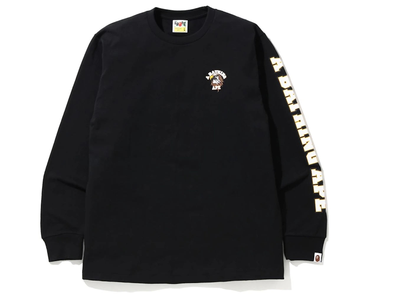 BAPE Eagle LS Tee Black