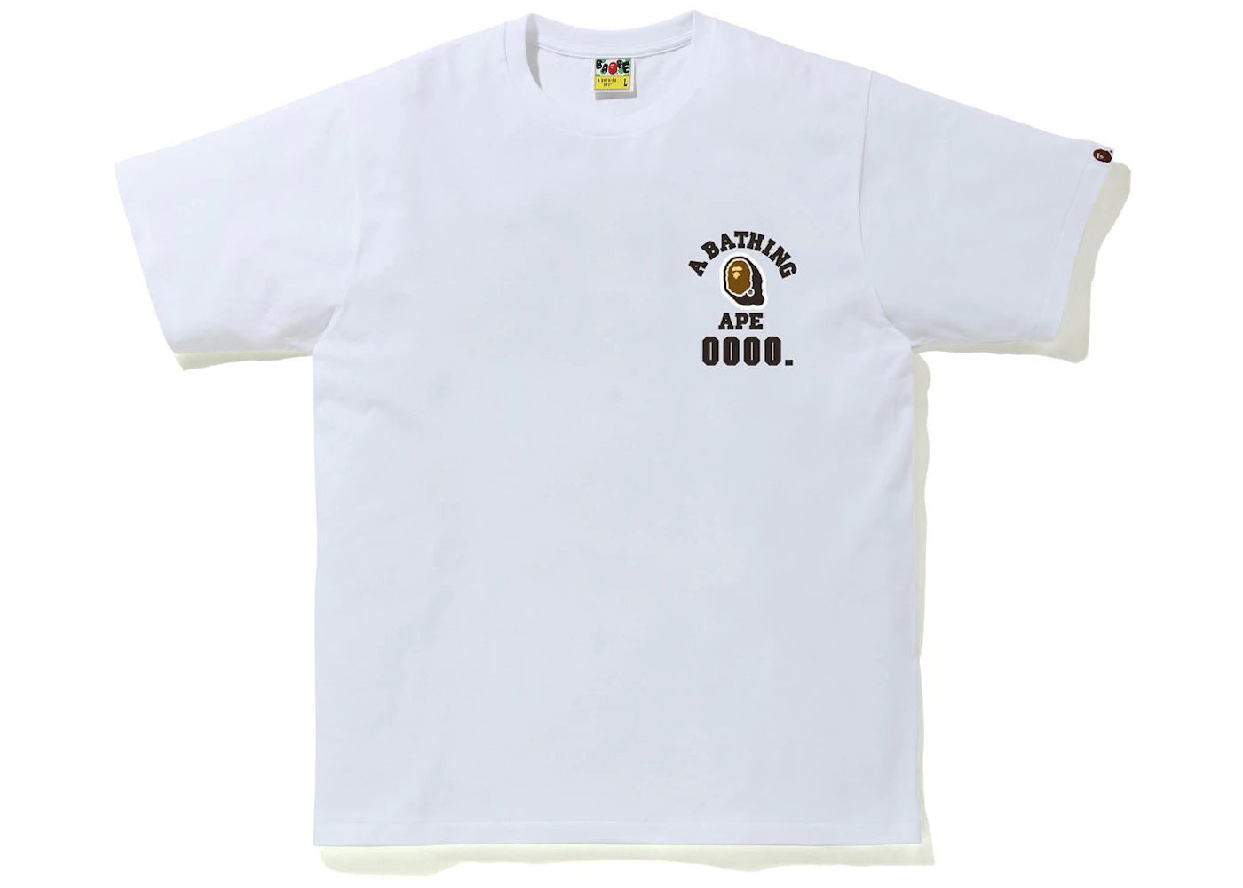 BAPE Emblem Tee White