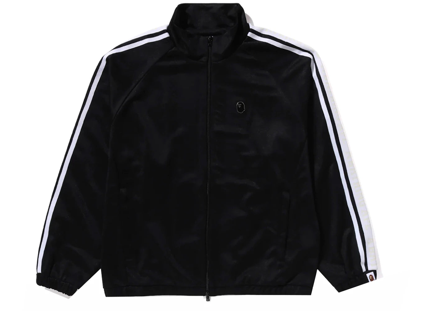 BAPE Fans Scarf Track Jacket Black