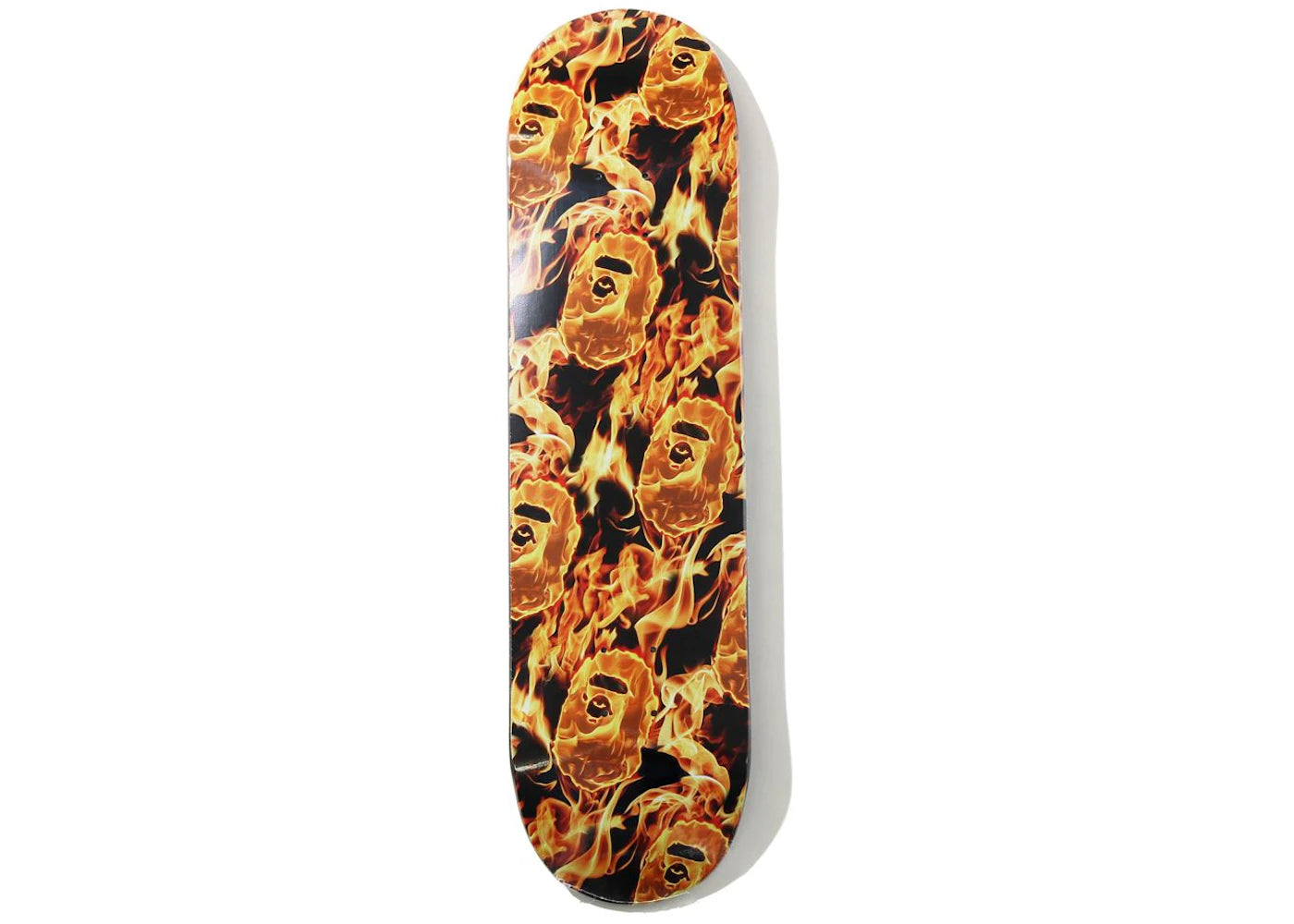 BAPE Flame Skateboard Orange