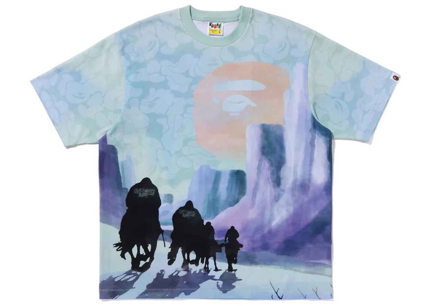 BAPE Forbidden Zone Tee Multicolor