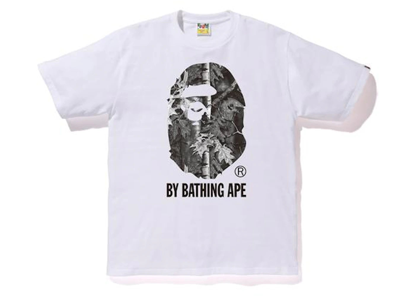 BAPE Forest Camo By Bathing Tee White/Black